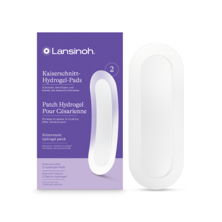 Absorbante & Tampoane - Plasturi cu Hidrogel pentru Cezariană Lansinoh - 2 buc.