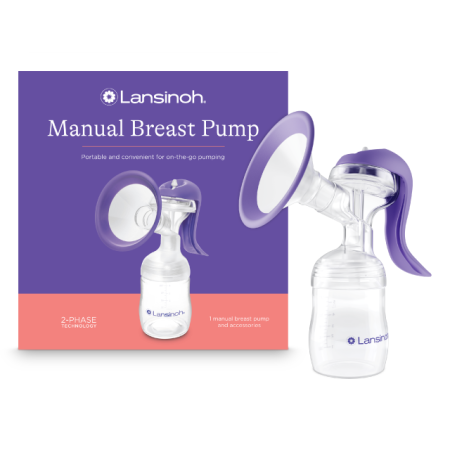 Colectare - Pompă de sân manuală Lansinoh