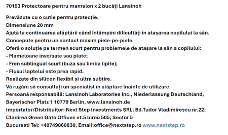 Protectoare mamelon Lansinoh - 2 buc. (20 mm.) [4]