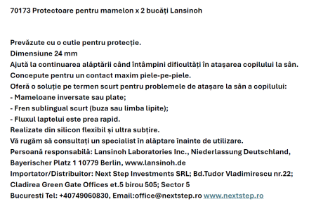 Protectoare mamelon Lansinoh - 2 buc. (24 mm.) [3]