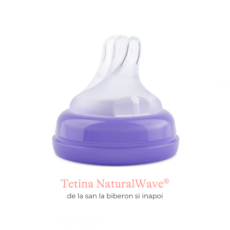 Tetină cu flux rapid NaturalWave® F, Lansinoh - 2 buc. [5]