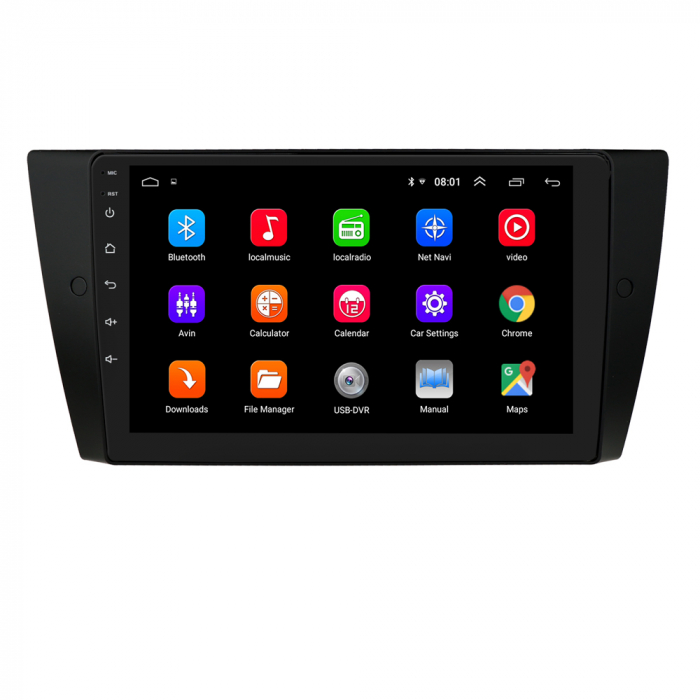 Navigatie Android BMW SERIA 3 E90 , E91 ( 2005 - 2012 ) , Display 9 inch , 2GB RAM +32 GB ROM , Internet , Aplicatii , Waze , Wi Fi , Usb , Bluetooth , Mirrorlink [1]