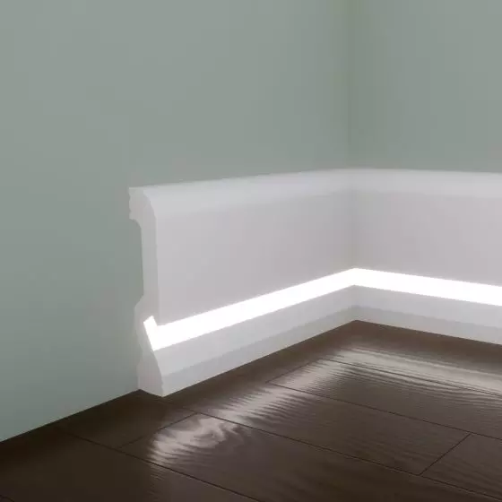 Plinta decorativa din polimer rigid S28 - 10x1.8x240 cm [3]