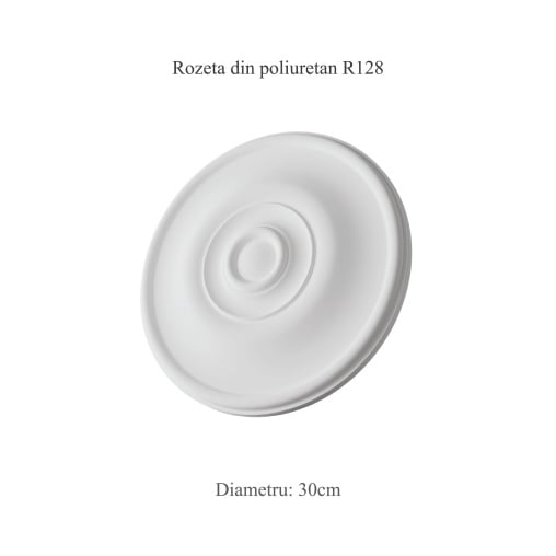 Rozeta decorativa din poliuretan R128 - diametru 30 cm [2]