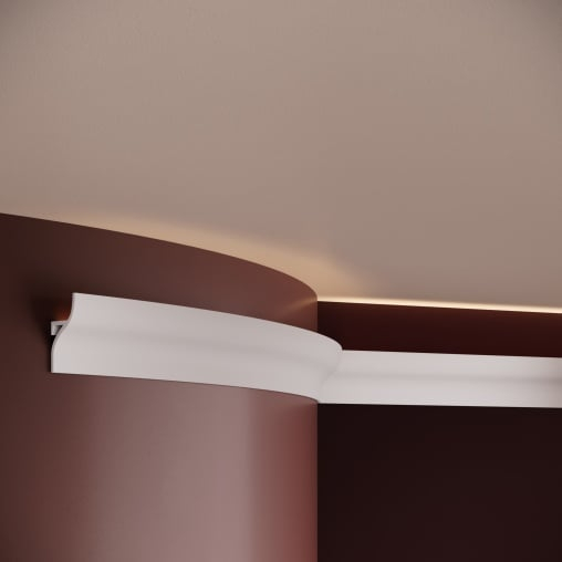 Scafa decorativa din poliuretan flexibil ES10F - 5.2x2.4x200 cm [3]