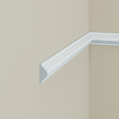 Brauri - Brau decorativ din polimer rigid B1 - 2.3x1x200 cm