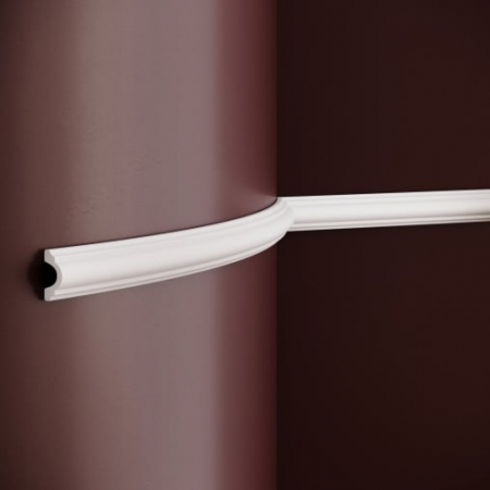 Profile flexibile - Brau decorativ din poliuretan flexibil B16F - 4x2x200 cm