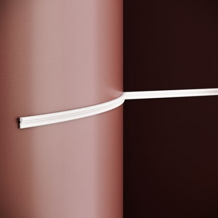 Profile flexibile - Brau decorativ din poliuretan flexibil B5F - 1.9x0.8x200 cm