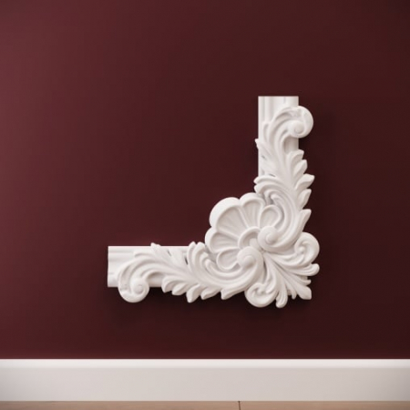 Chenare - Chenar decorativ din poliuretan B19-3 - 26.8x26.8x3 cm