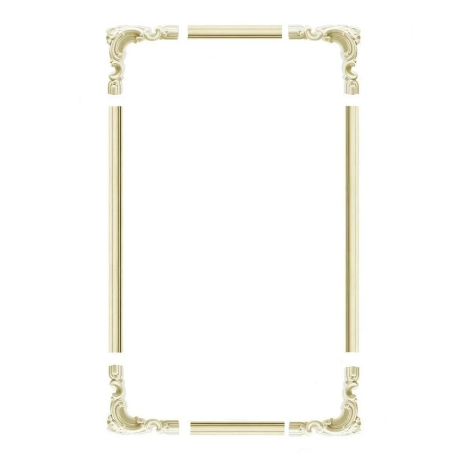 Chenar decorativ din poliuretan CR810BR - 20x1.8x19 cm [3]