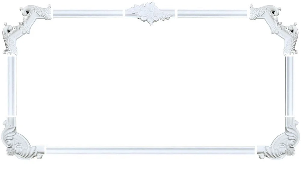 Chenar decorativ din poliuretan CR810D - 11x2x24.5 cm [3]