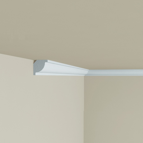 Cornise - Cornisa decorativa din polimer rigid C2 - 2.2x2.2x200 cm