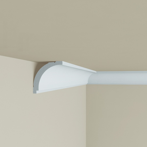 Cornise - Cornisa decorativa din polimer rigid C4 - 5x5x200 cm