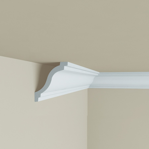 Cornise - Cornisa decorativa din polimer rigid C6 - 5.4x5.2x200 cm