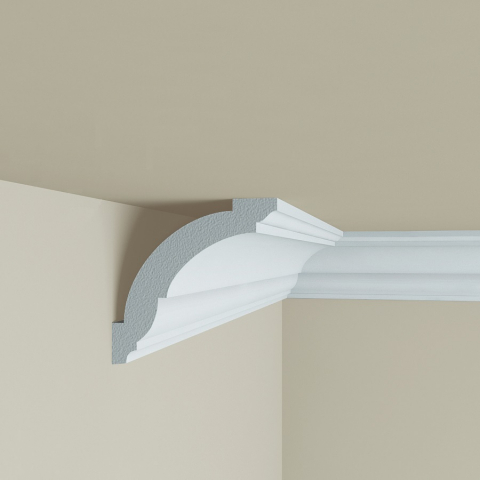 Cornise - Cornisa decorativa din polimer rigid C7 - 7.8x6.6x200 cm