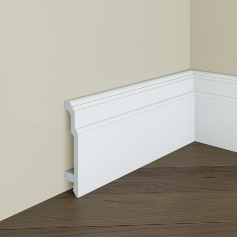 Plinta decorativa din polimer rigid S10 - 10.5x2.3x200 cm [1]