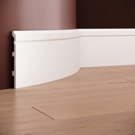 Profile flexibile - Plinta flexibila din poliuretan S25 - 16x1.6x200 cm