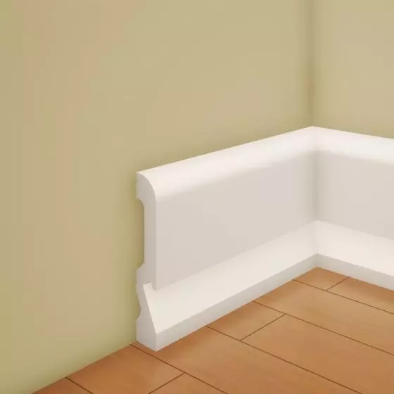Plinta decorativa din polimer rigid S28 - 10x1.8x240 cm [0]