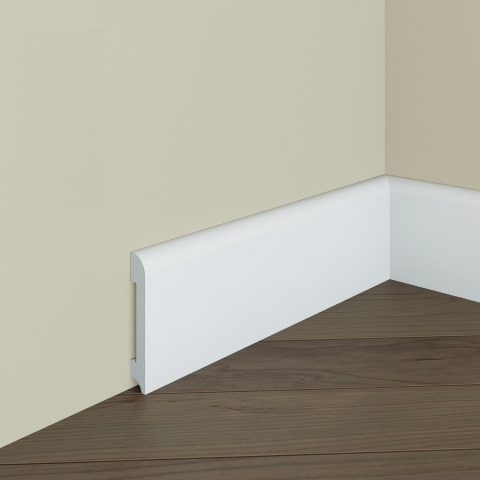 Plinta decorativa din polimer rigid S4 - 8x1.3x200 cm [1]