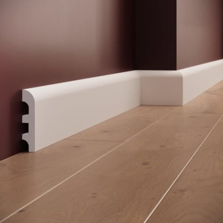 Plinte - Plinta decorativa din polimer rigid S7 - 9.8x1.9x200 cm