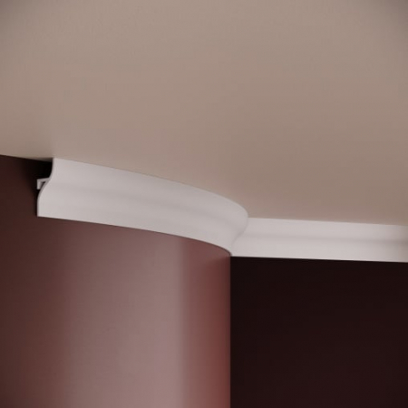 Profile flexibile - Scafa decorativa din poliuretan flexibil ES10F - 5.2x2.4x200 cm