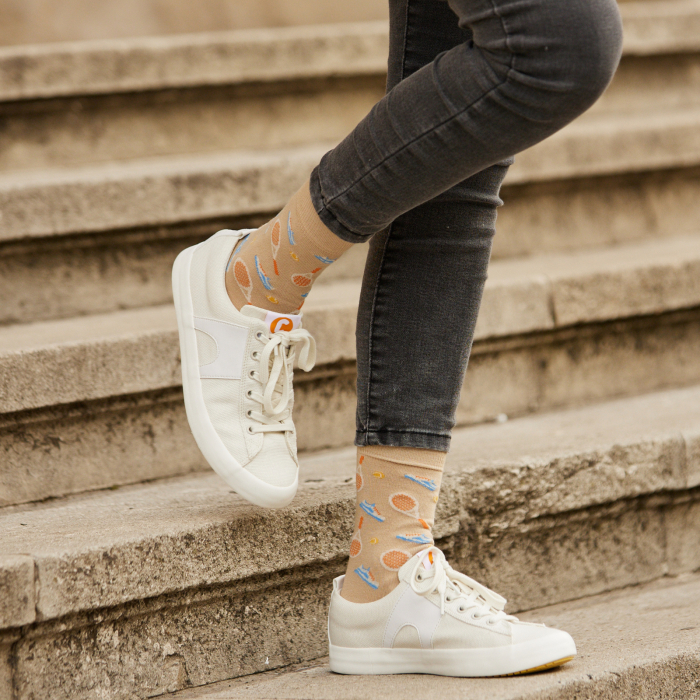 Șosete colorate cu model tenis Silvester Clay Season [4]