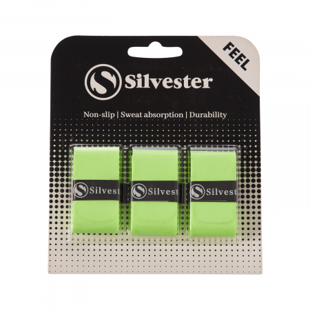 Feel Overgrip - Overgrip Silvester Feel Galben 3-pack