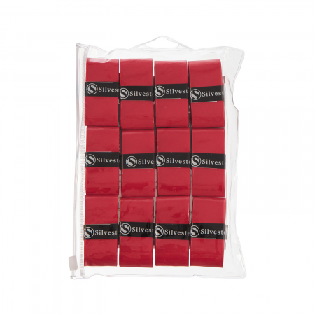 Feel Overgrip - Overgrip Silvester Feel Rosu 12-pack