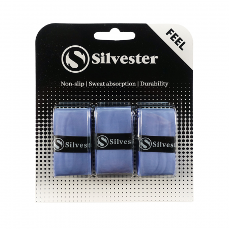 Feel Overgrip - Overgrip Silvester Feel Albastru 3-pack
