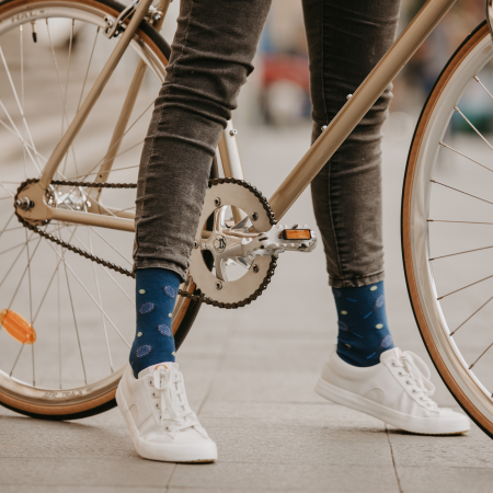 Șosete colorate cu model tenis Silvester Advantage Blue [5]