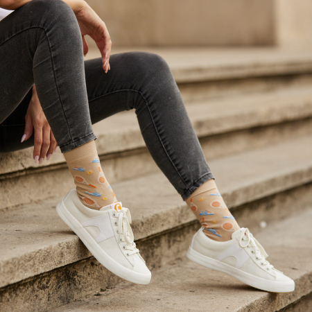 Șosete colorate cu model tenis Silvester Clay Season [4]