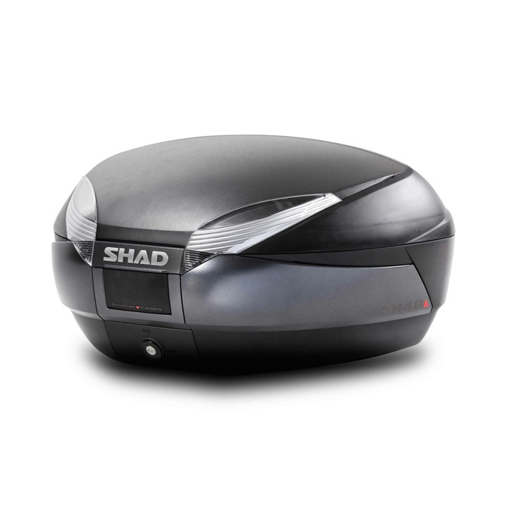 Top case SHAD SH48 D0B48300 Dark grey / black with PREMIUM SMART lock [0]