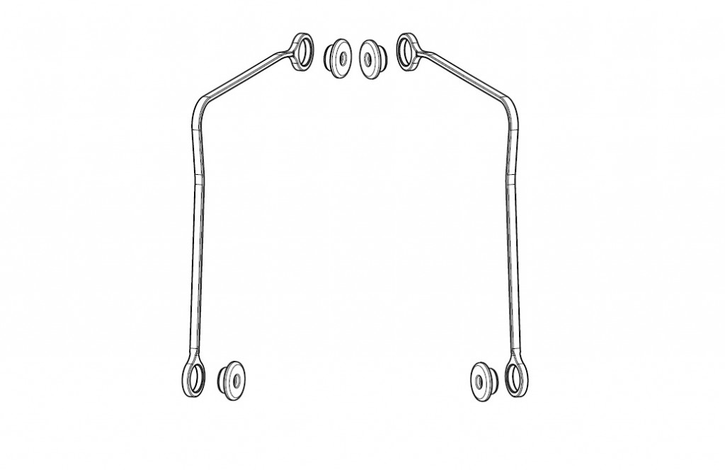 TRANSPORT & DEPOZITARE - Stop stip SHAD D1B6TIR for SH58X/SH59X