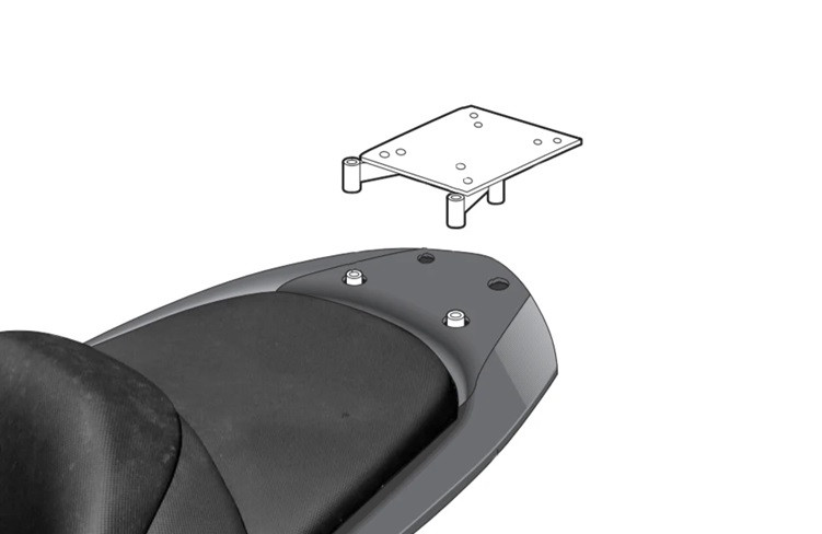 TRANSPORT & DEPOZITARE - Kit de prindere cutie Top Master SHAD
