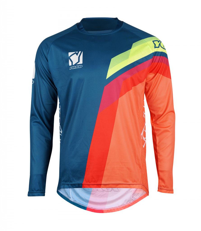 MX jersey YOKO VIILEE blue/ orange / yellow L [0]