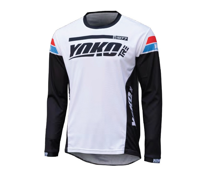 Echipament Cross  & ATV - MX jersey YOKO TRE alb/negru M