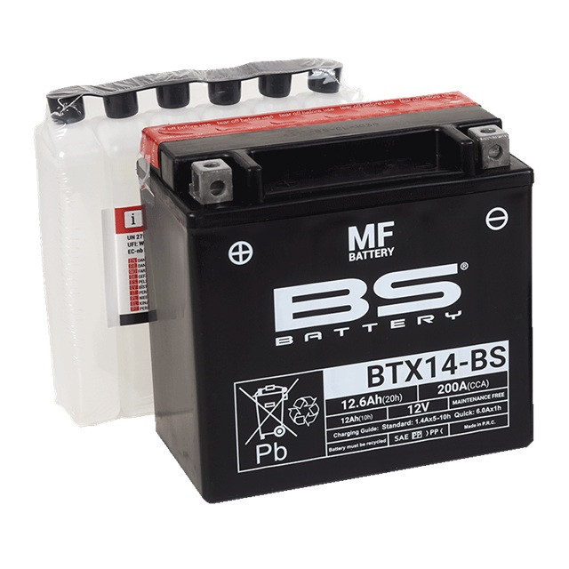 ELECTRICA & LUMINI - Baterie fara intretinere BS-BATTERY BTX14-BS (YTX14-BS)