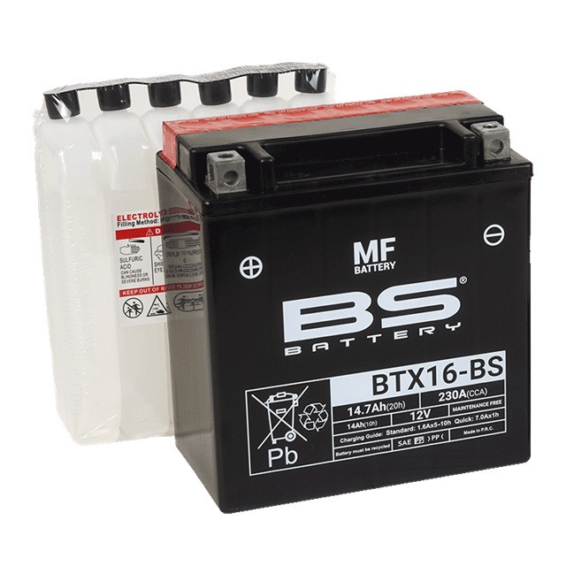 ELECTRICA & LUMINI - Baterie fara intretinere BS-BATTERY BTX16-BS (YTX16-BS)