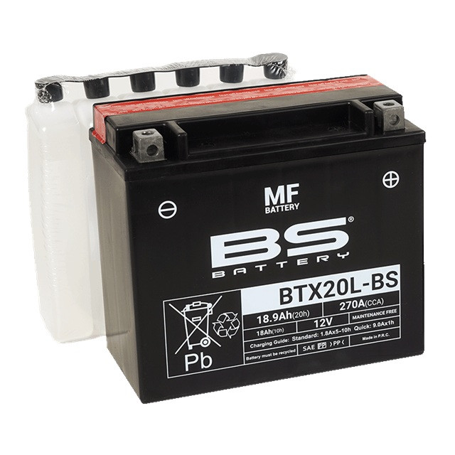 ELECTRICA & LUMINI - Baterie fara intretinere BS-BATTERY BTX20L-BS (YTX20L-BS)