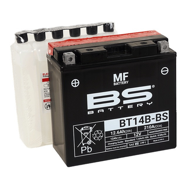ELECTRICA & LUMINI - Baterie fara intretinere BS-BATTERY BT14B-BS (YT14B-BS)