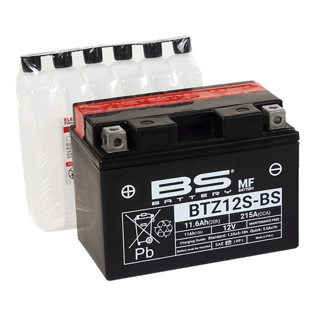ELECTRICA & LUMINI - Maintenance free battery - max. 20° tilt BS-BATTERY BTZ12S-BS (YTZ12S-BS)
