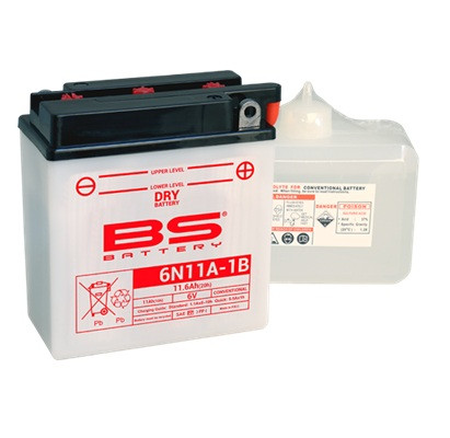ELECTRICA & LUMINI - Baterie conventionala BS-BATTERY 6N11A-1B include electrolit