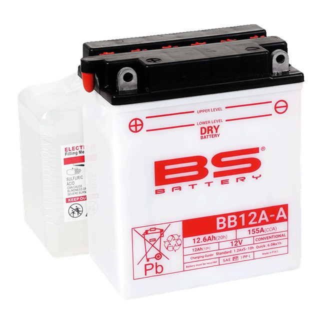 ELECTRICA & LUMINI - Baterie conventionala BS-BATTERY BB12A-A (YB12A-A) include electrolit