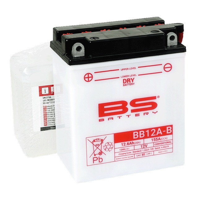ELECTRICA & LUMINI - Baterie conventionala BS-BATTERY BB12A-B (YB12A-B) include electrolit