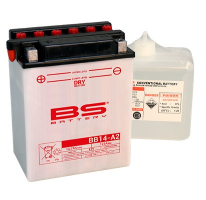 ELECTRICA & LUMINI - Baterie conventionala BS-BATTERY BB14-A2 (YB14-A2) include electrolit