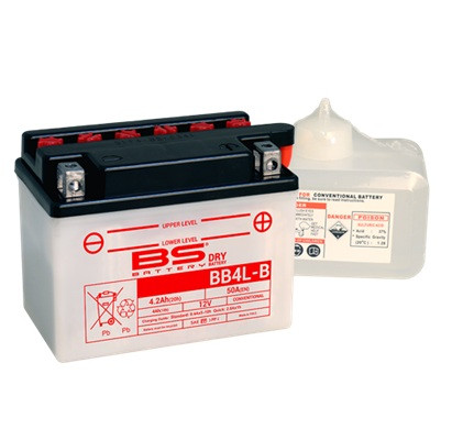 ELECTRICA & LUMINI - Baterie conventionala BS-BATTERY BB4L-B (YB4L-B) include electrolit