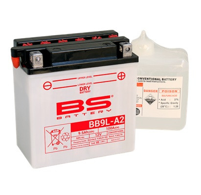 ELECTRICA & LUMINI - Baterie conventionala BS-BATTERY BB9L-A2 (YB9L-A2) include electrolit
