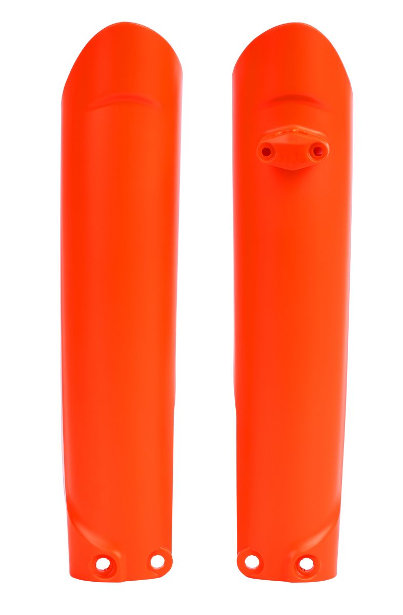 SUSPENSIE CADRU - Fork guards POLISPORT 8398600005 (pereche) orange KTM 16