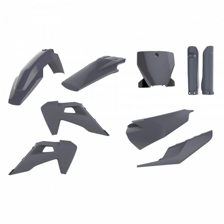 SUSPENSIE CADRU - Kit plastice POLISPORT enduro Nardo grey