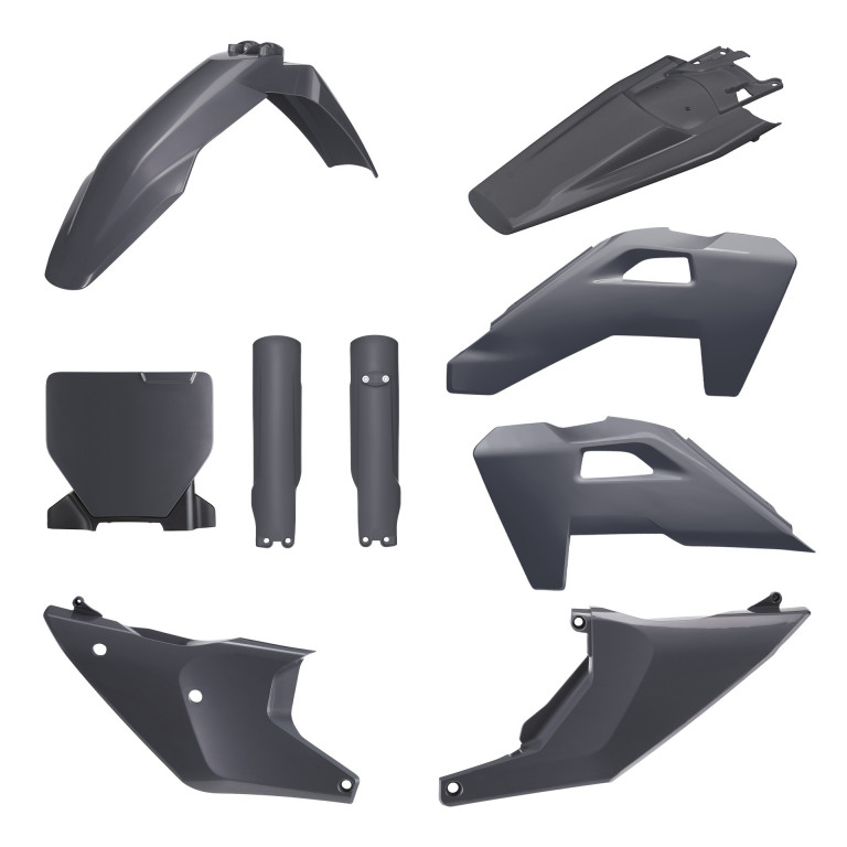 SUSPENSIE CADRU - Kit plastice POLISPORT N-Grey